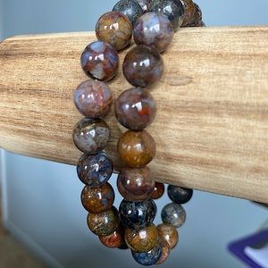 RARE Pietersite Crystal Bead Bracelets- Many More Kinds For Sale!